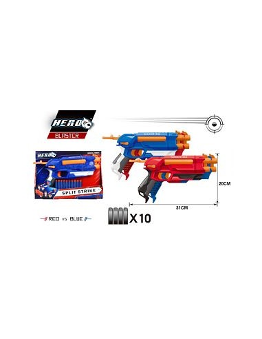 PISTOLA LANZADARDOS EN CAJA