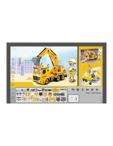 CONSTRUYE TU CAMION ESCAVADORA