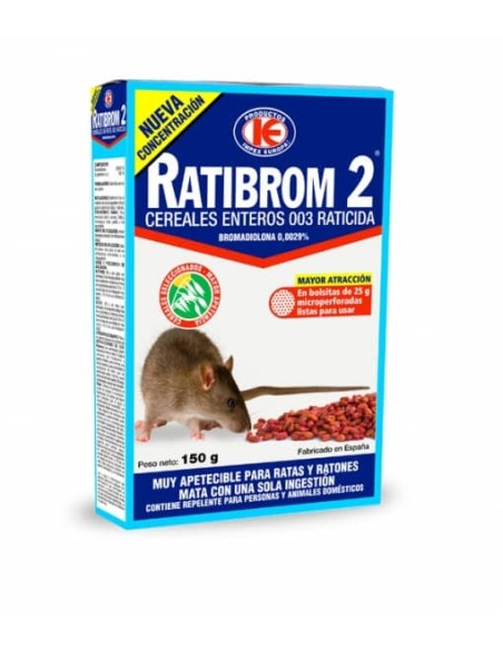 TRAMPA RATONES CEREALES 150GRS RATIBROM 2