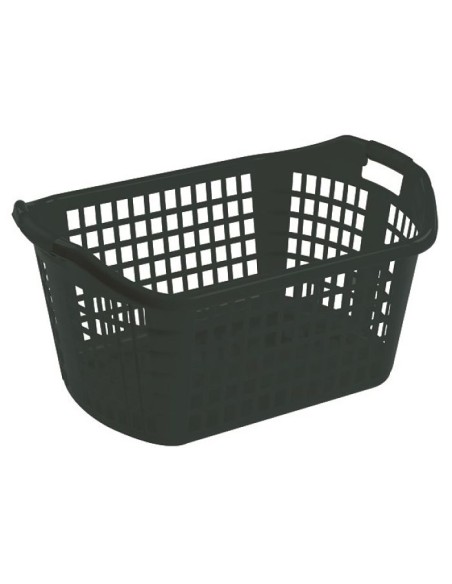 CESTA ROPA GRIS ANTRACITA