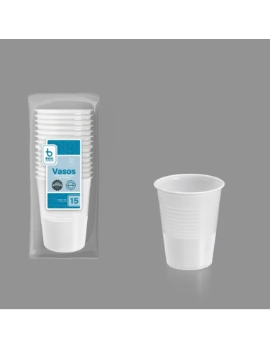 S/15 VASO REUTILIZABLE BLANCO 200 CC PP