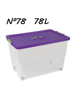 CAJA 78L Nº78 59X39X41CM RUEDA LARGE LITROS