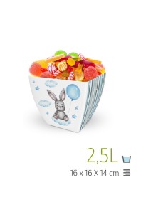 BOL 2.5L CUADRADO CONEJITO