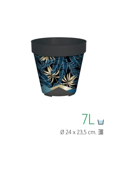 MACETA LISA 24 CM IML SELVA GOLD