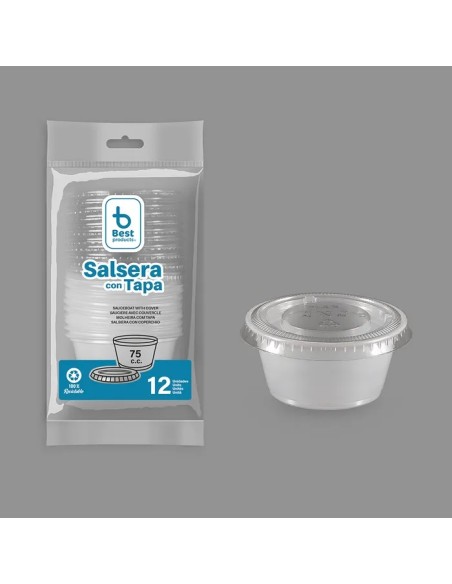 S/12 SALSERA + TAPA PP-PET 75 CC
