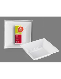 S/6 PLATO 17CM CUADRADO HONDO