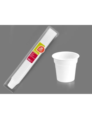 S/100 VASO REUTILIZABLE BLANCO 80 CC PP