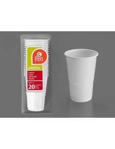 S/20 VASO 300CC BLANCO  PP