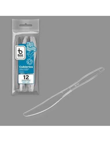 S/12 CUCHILLO 19.6CM REUT. TRANSP. A/C