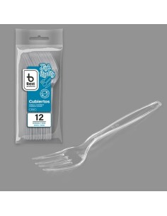 S/12 TENEDOR 18CM REUT. TRANSP. A/C