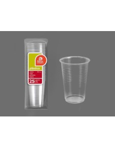 S/25 VASO 250CC TRANSP IRROMPIBLE PP