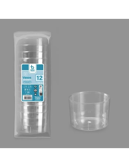 S/12 VASO REUTILIZABLE CHIQUITO 230 CC