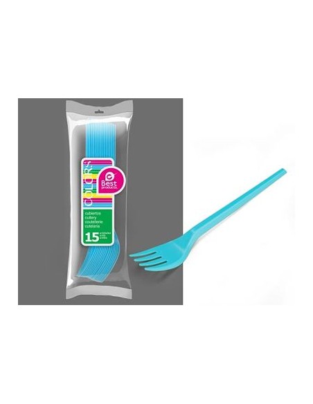 S/15 TENEDOR GRANDE AZUL