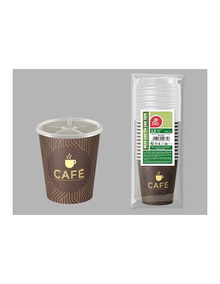 S/12 VASO 120CC CARTON DECOR + TAPA