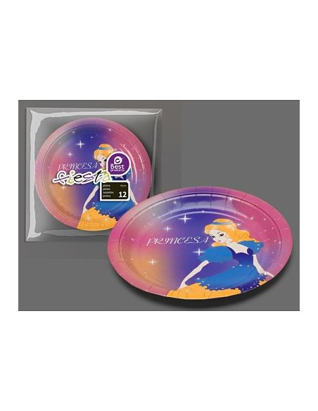 S/12 PLATO LLANO DISEÑO PRINCESA