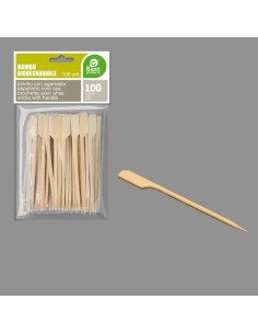 S/100 PINCHO 10.5CM BAMBU CON AGARRADOR