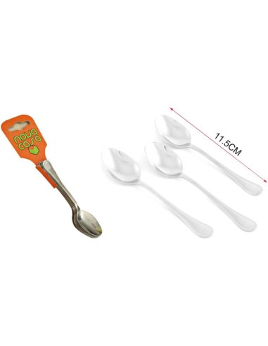 CUCHARA 11.5CM 6UND MOKA NOVACASA