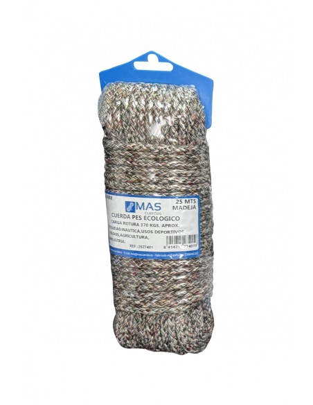 CUERDA PES ECOLOGICO 6MM MADEJA 25MTS8