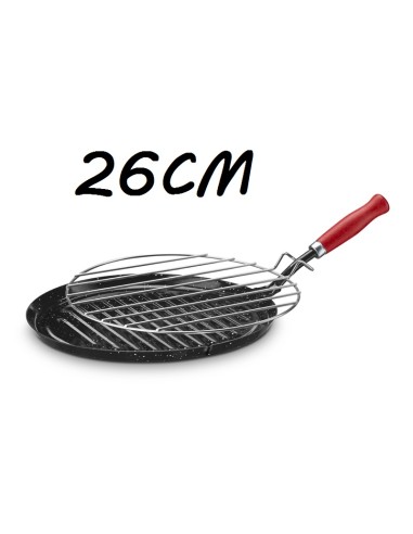 ASADOR 26CM CUAD C/PARILLA