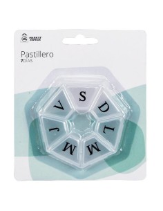 PASTILLERO 7 DIAS TRANSPARENTE