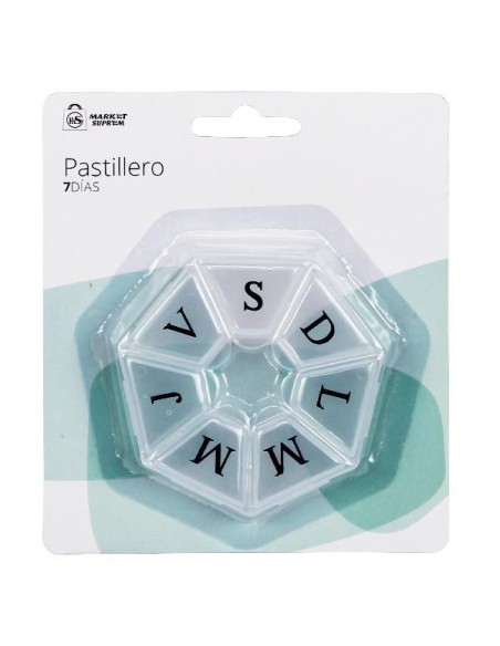 PASTILLERO 7 DIAS TRANSPARENTE