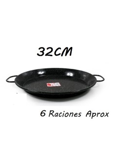 PAELLERA VALENCIANA 32 CMS JASPEADA
