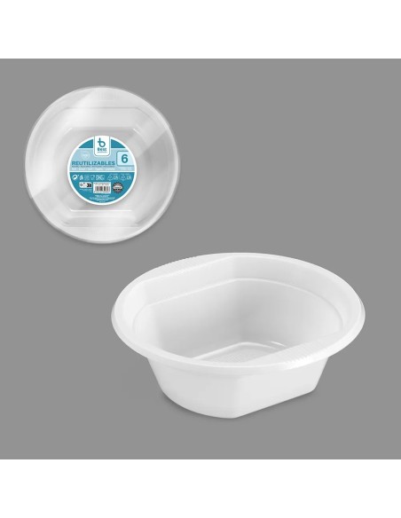 S/6 BOL REUTILIZABLE BLANCO 500 CC