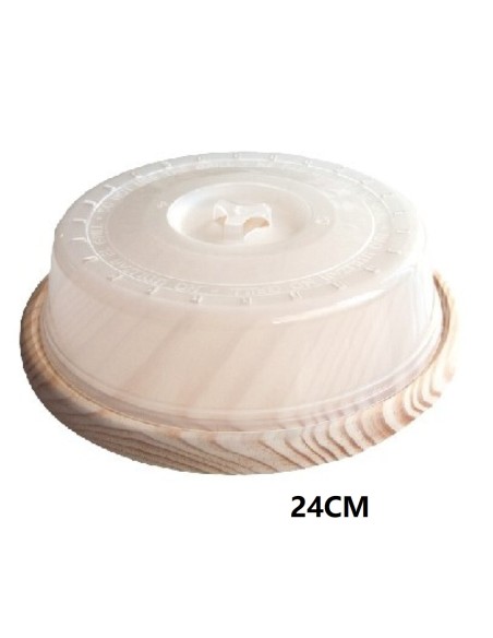 QUESERA 24 CM C/TAPA PALSTICO