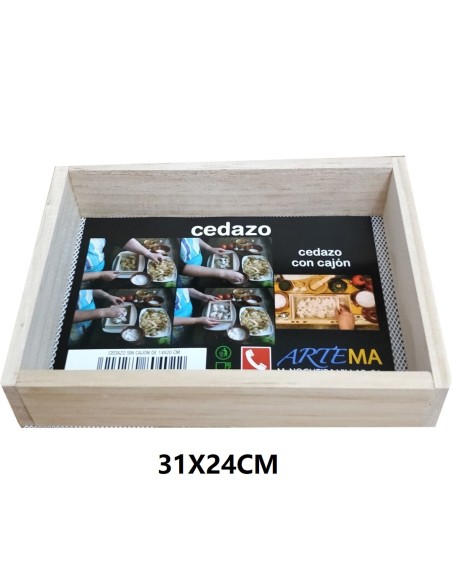 CEDAZO 31X24CM SIN CAJON