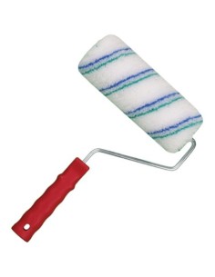 RODILLO 18CM D40 POLIACRILICO RAYA VERDE Y AZUL ECO