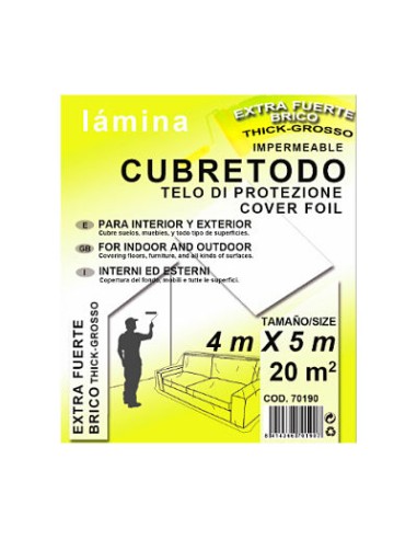 CUBRETODO 4X5M EXTRAFUERTE BRICO