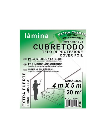 CUBRETODO 4X5M EXTRA FUERTE PROFI
