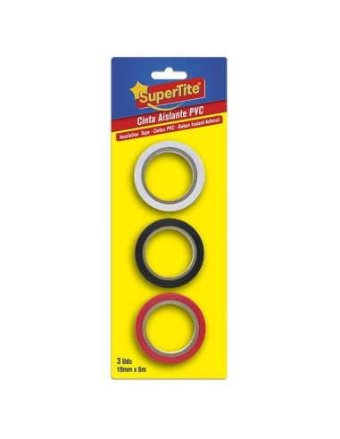 CINTA 3UND 8M 19MM AISLANTE PVC