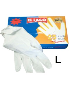 GUANTE LATEX 25 UNDS T/G