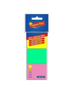 NOTAS ADH NEON, 40x50mm 3uds(12/288