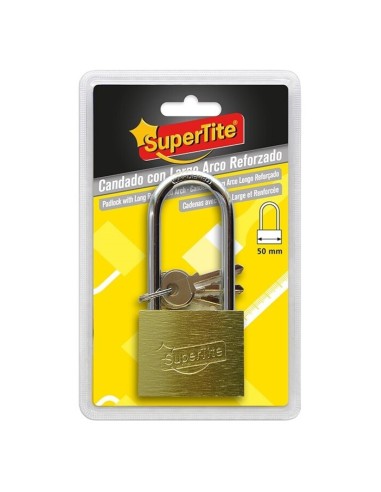 CANDADO 1X50MM ARCO LARGO