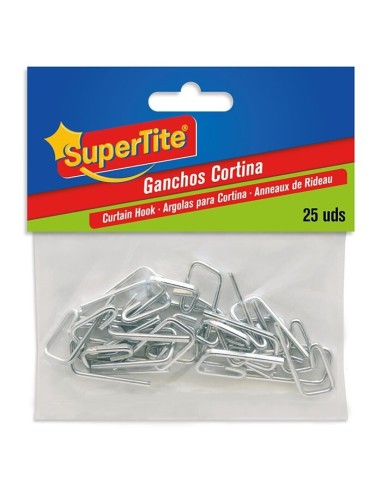 GANCHOS CORTINA 25UND