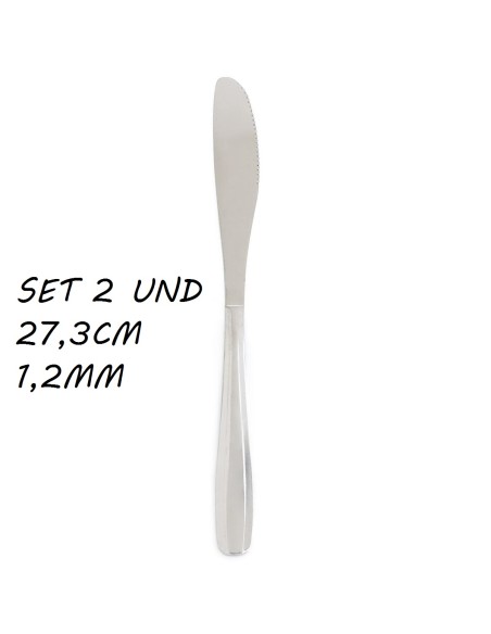 CUCHILLO 27.3CM 2UND MESA INOX EKA QD