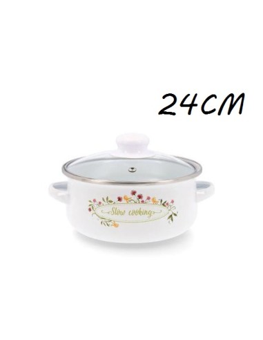 CACEROLA 24 CM ACERO ESMALTADO MEMORY