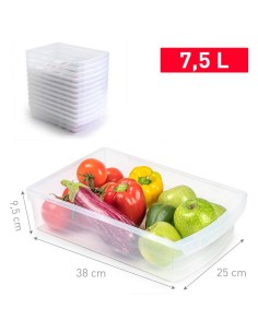 BANDEJA 7.5L 38X25X9.5CM FRIGORIFICO
