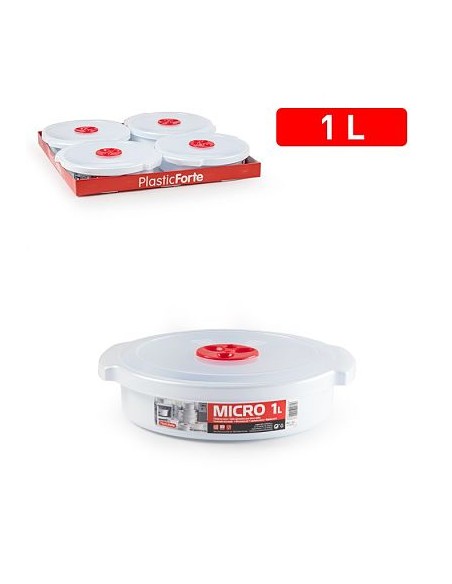 FIAMBRERA 1L MICRO REDONDA BAJA