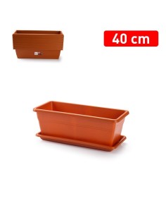 JARDINERA + PLATO 40 CM