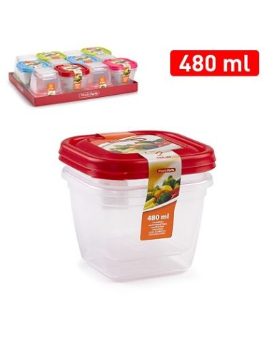 FIAMBRERA 480ML SET2 FOR  CUADRADA