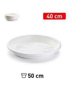 PLATO MACETA 40 CM BLANCO