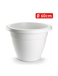 MACETA 60CM REDONDA BLANCO