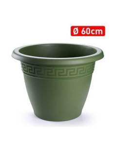 MACETA 60CM REDONDA VERDE JAR