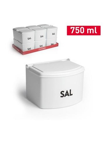 SALERO CON TAPA PP BLANCO