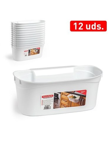 CESTA RECOGEDORA PARA COCINA BLANCO
