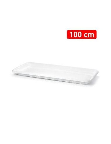 PLATO JARDINERA 100 CM NUEVO BLANCO