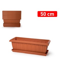 JARDINERA EDÉN + PLATO 50 CM